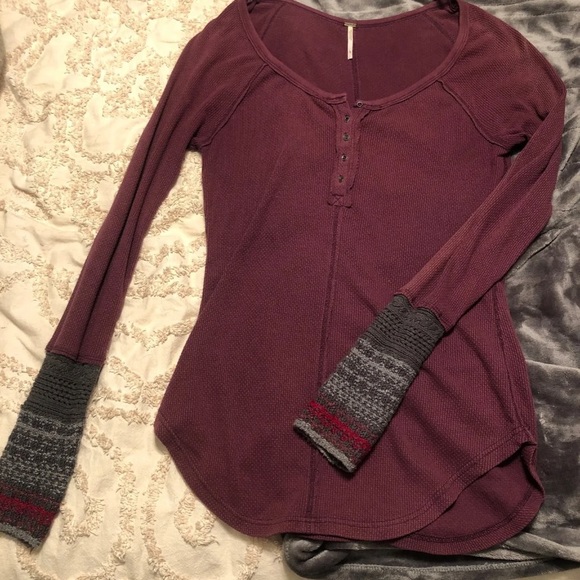 Free people cable knit thermal - Picture 1 of 2
